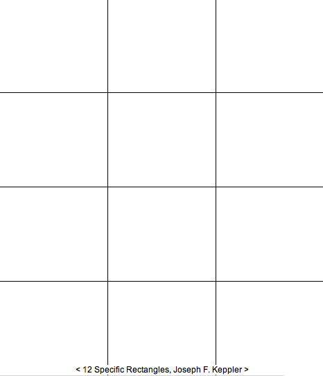 12 Specific Rectangles